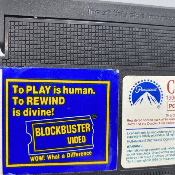 Blockbuster Video Clueless VHS Rental Store Movie Clamshell Case - Picture 12 of 15